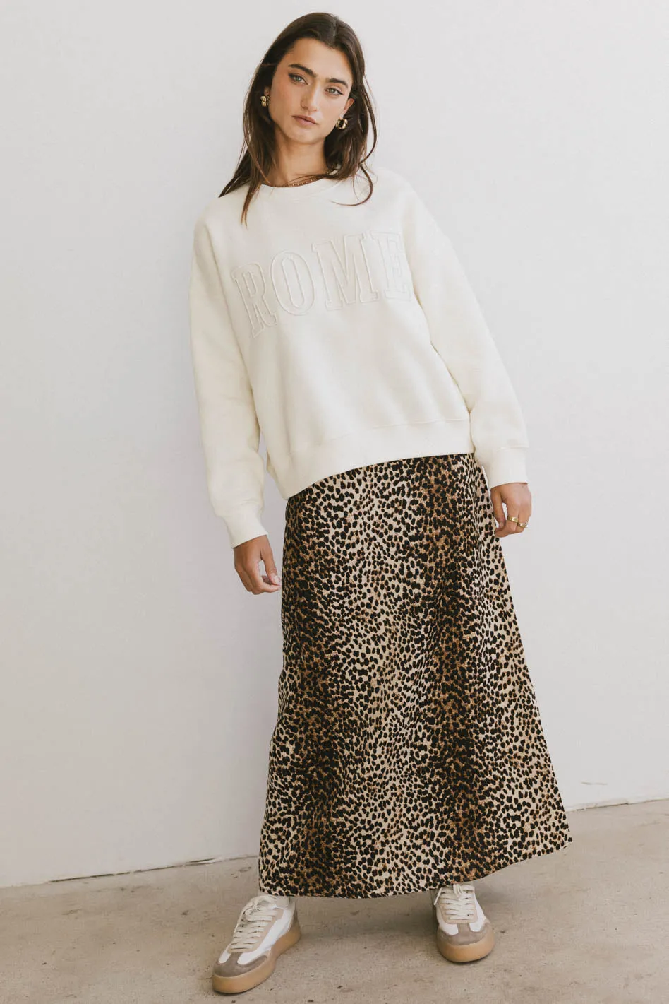 Marlo Leopard Skirt