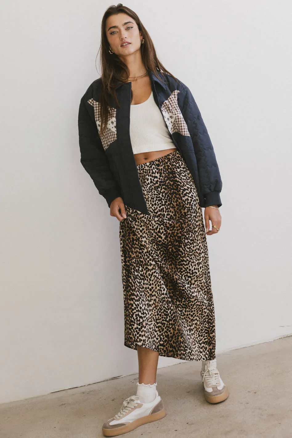 Marlo Leopard Skirt