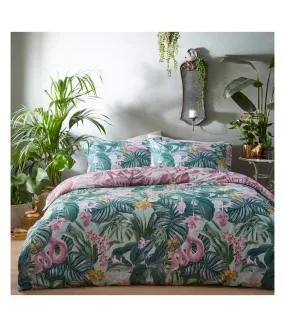 Medinilla duvet cover set mint/lilac Furn