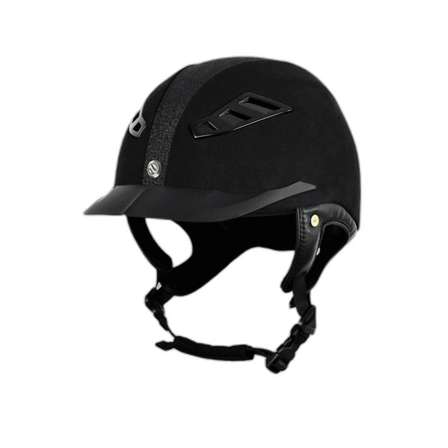 Microfiber/strass riding helmet Back on Track EQ3 Lynx