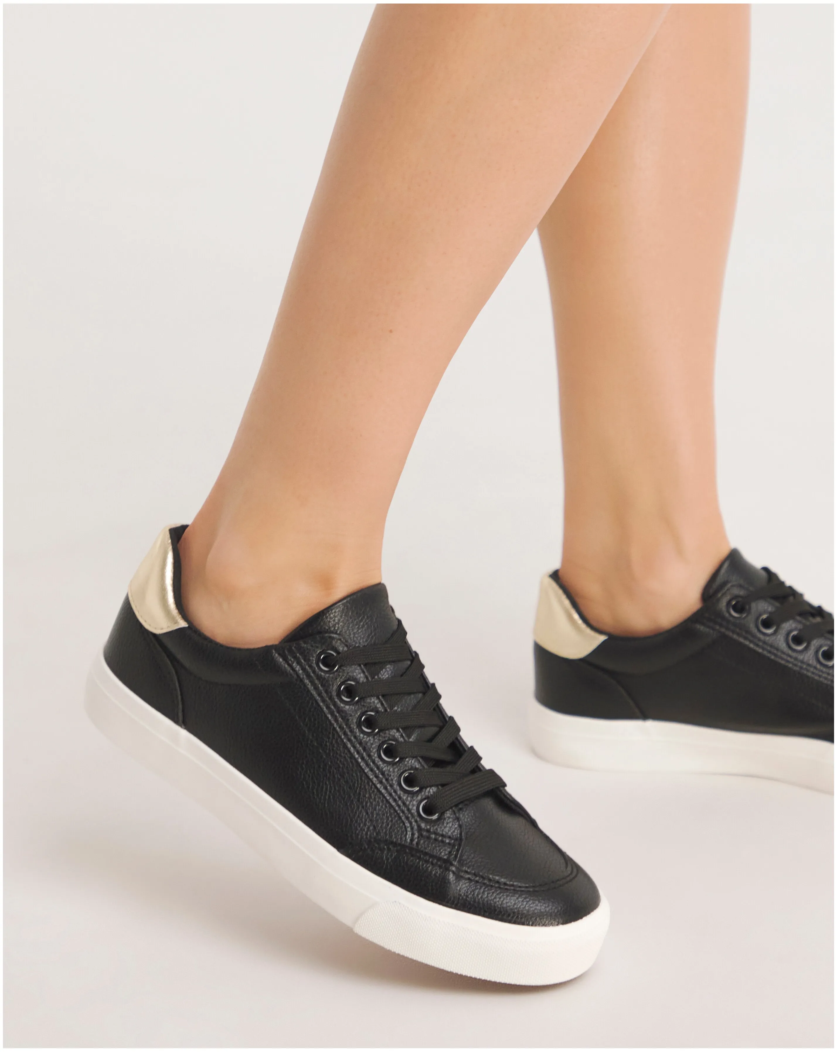 Millie Classic Lace Up Trainers Wide E Fit | Simply Be