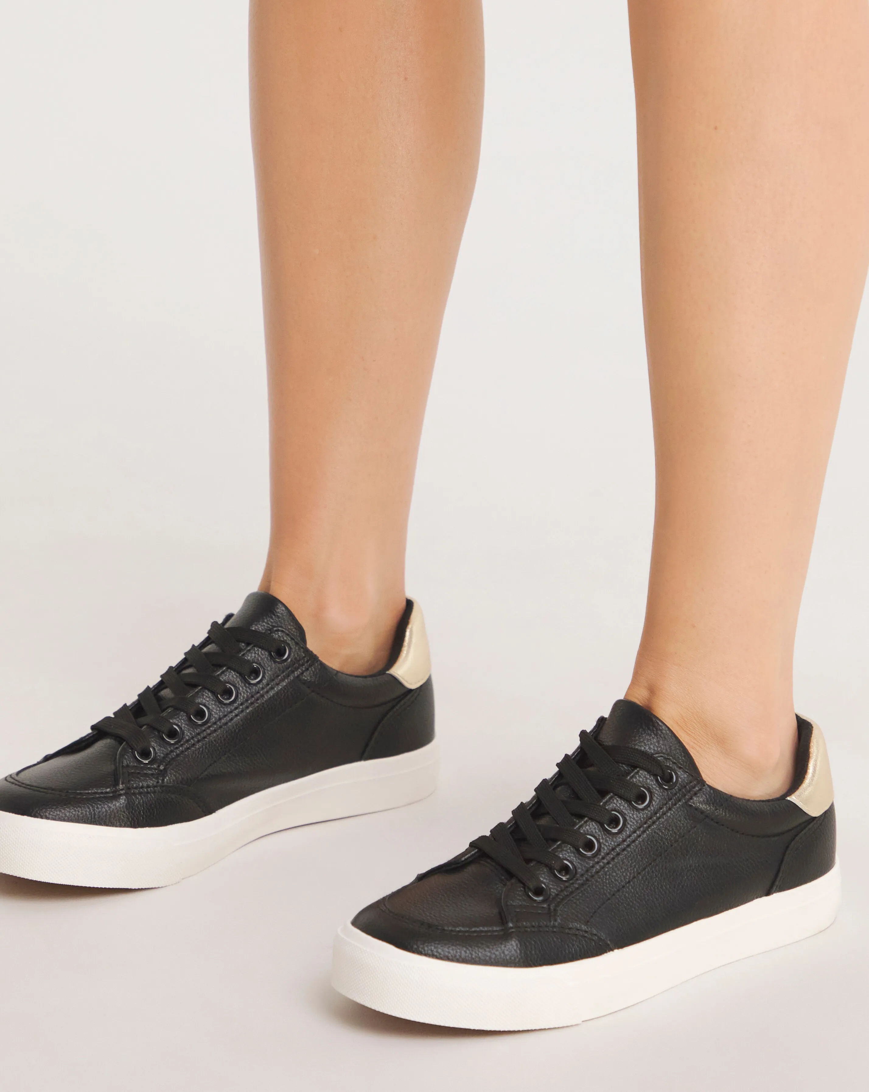 Millie Classic Lace Up Trainers Wide E Fit | Simply Be