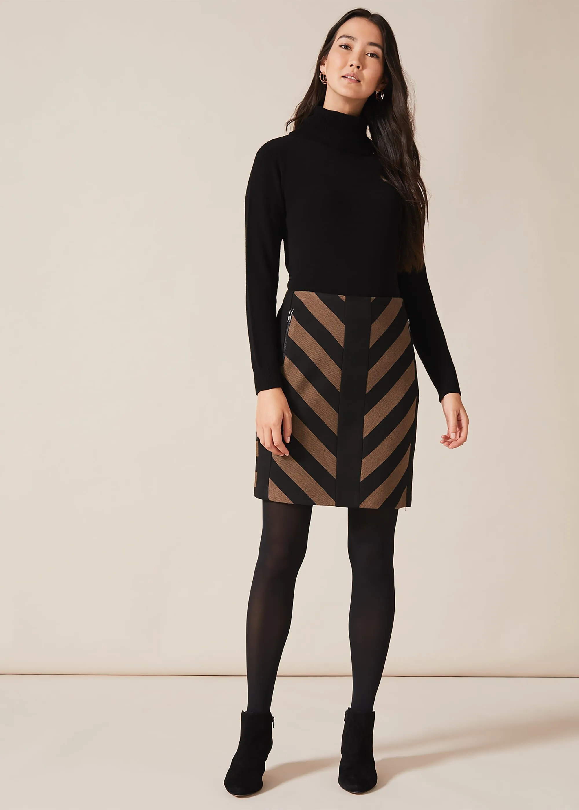 Mirren Chevron Skirt