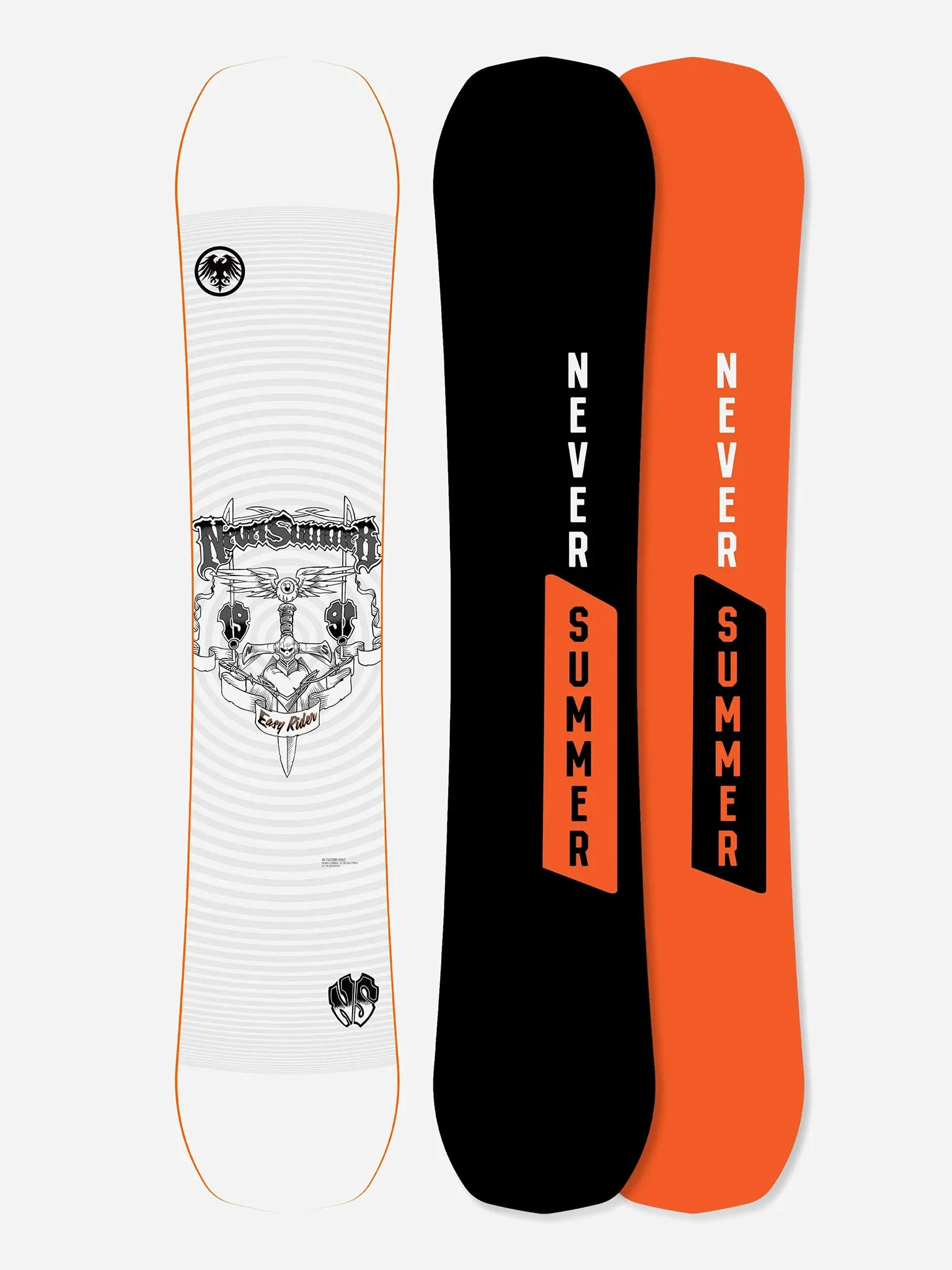     NEVER SUMMER  Easy Rider Triple Camber Twin Snowboard 2024    