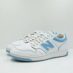 New Balance 480 UNC White Team Carolina Light Aluminum