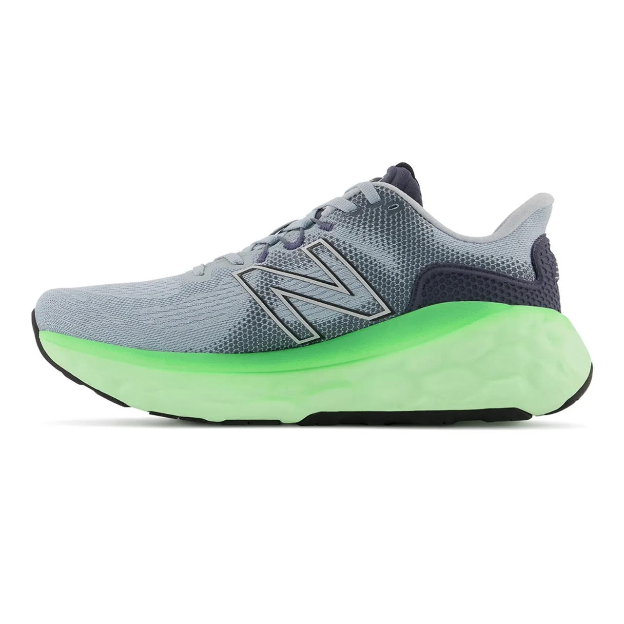 New Balance Men's Fresh Foam X More v3 - Light Slate / Vibrant Spring