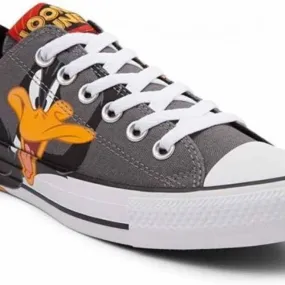 New converse looney tunes x chuck taylor all star ox 'bugs & daffy' rare mens 13