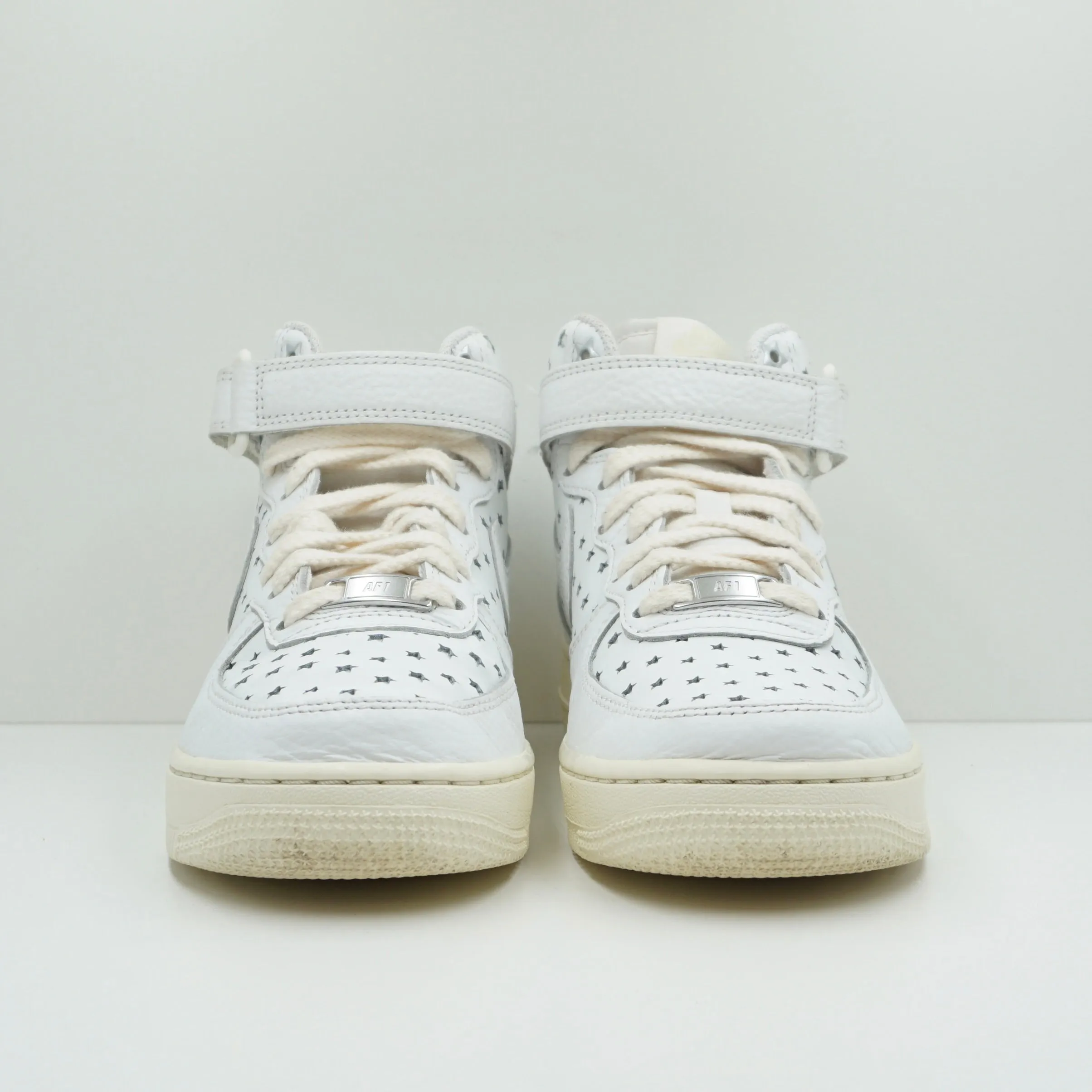 Nike Air Force 1 Mid Cut Out Stars Summit White (W)