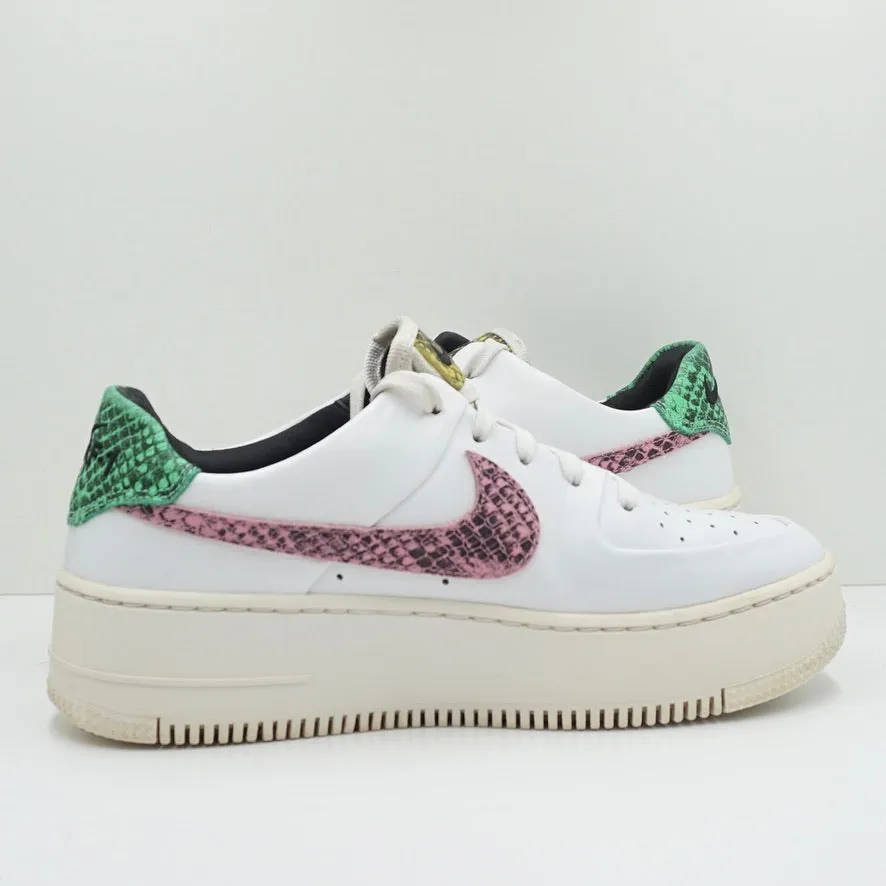 Nike  Air Force 1 Sage Low Premium Snake White (W)