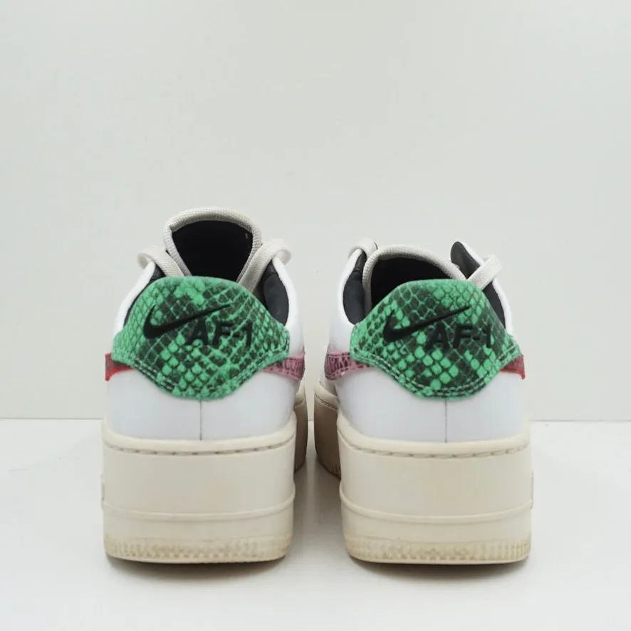 Nike  Air Force 1 Sage Low Premium Snake White (W)