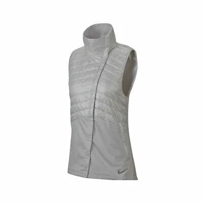 Nike Women's Essential Filled Dark Grey Running Vest