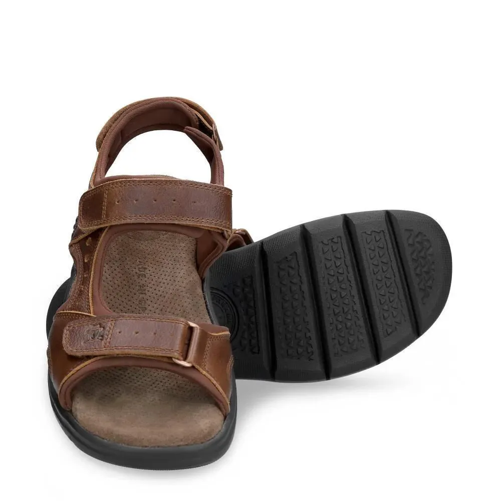 Panama Jack - Men's Salton Tan Leather Basics C4 Sandals