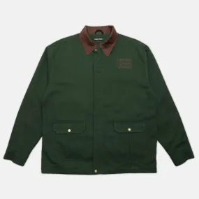 Pass Port Skateboards - Invasive Logo Yard Jacket - Forest Green