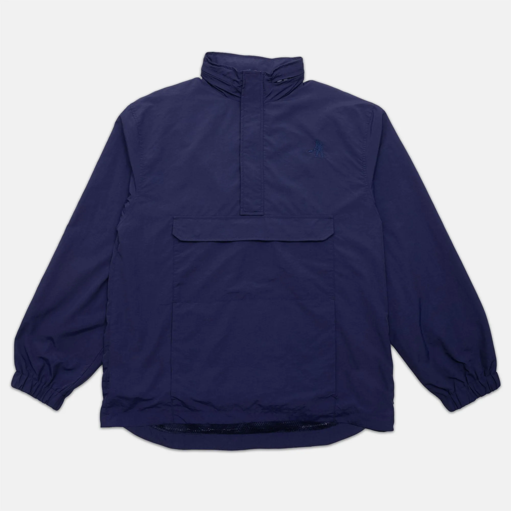 Pass Port Skateboards - RPET Pullover Spray Jacket - Navy