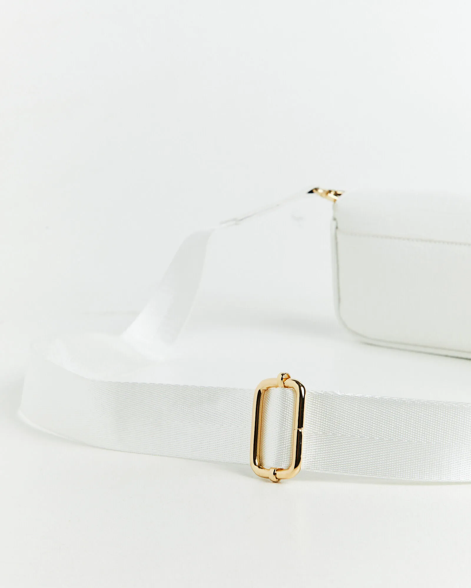 Peta + Jain GP Exclusive - Lucky Croc Crossbody Bag White/Gold