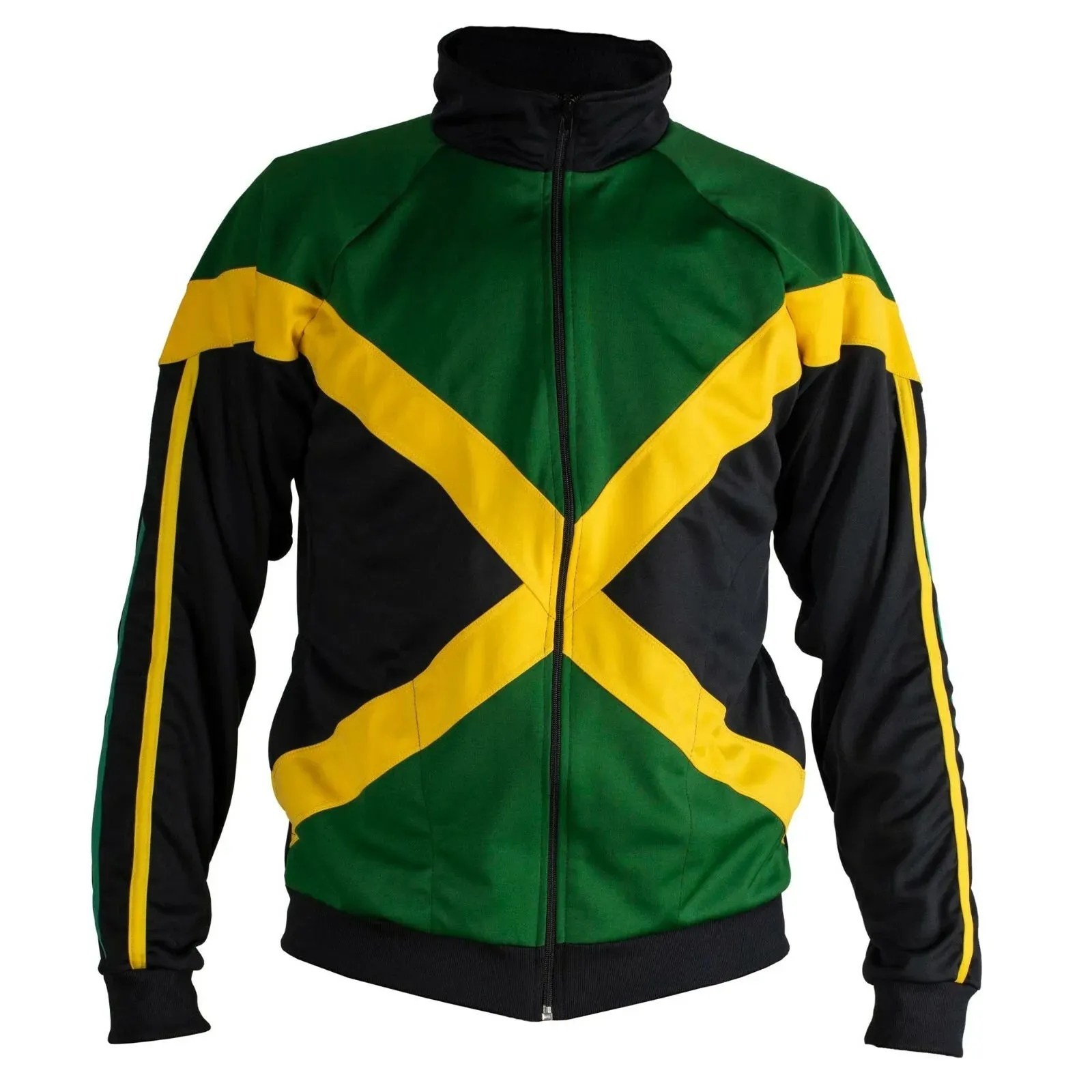 Rasta Reggae Jacket Jamaica Flag Africa Zipped Jumper Tracksuit Man Long Sleeve