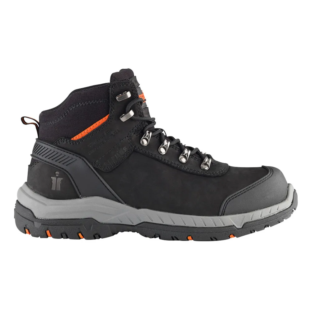 Scruffs Safety Work Boot - Sabatan - Black - Size 8