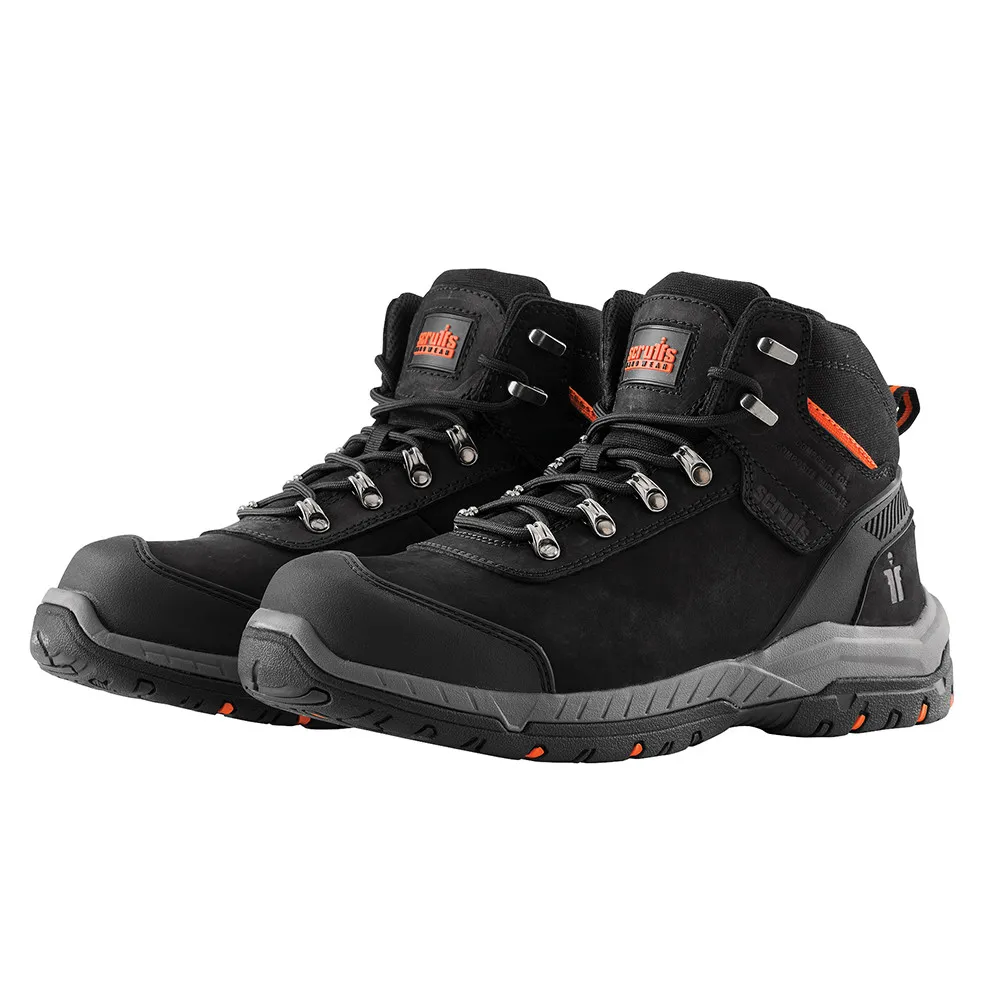 Scruffs Safety Work Boot - Sabatan - Black - Size 8