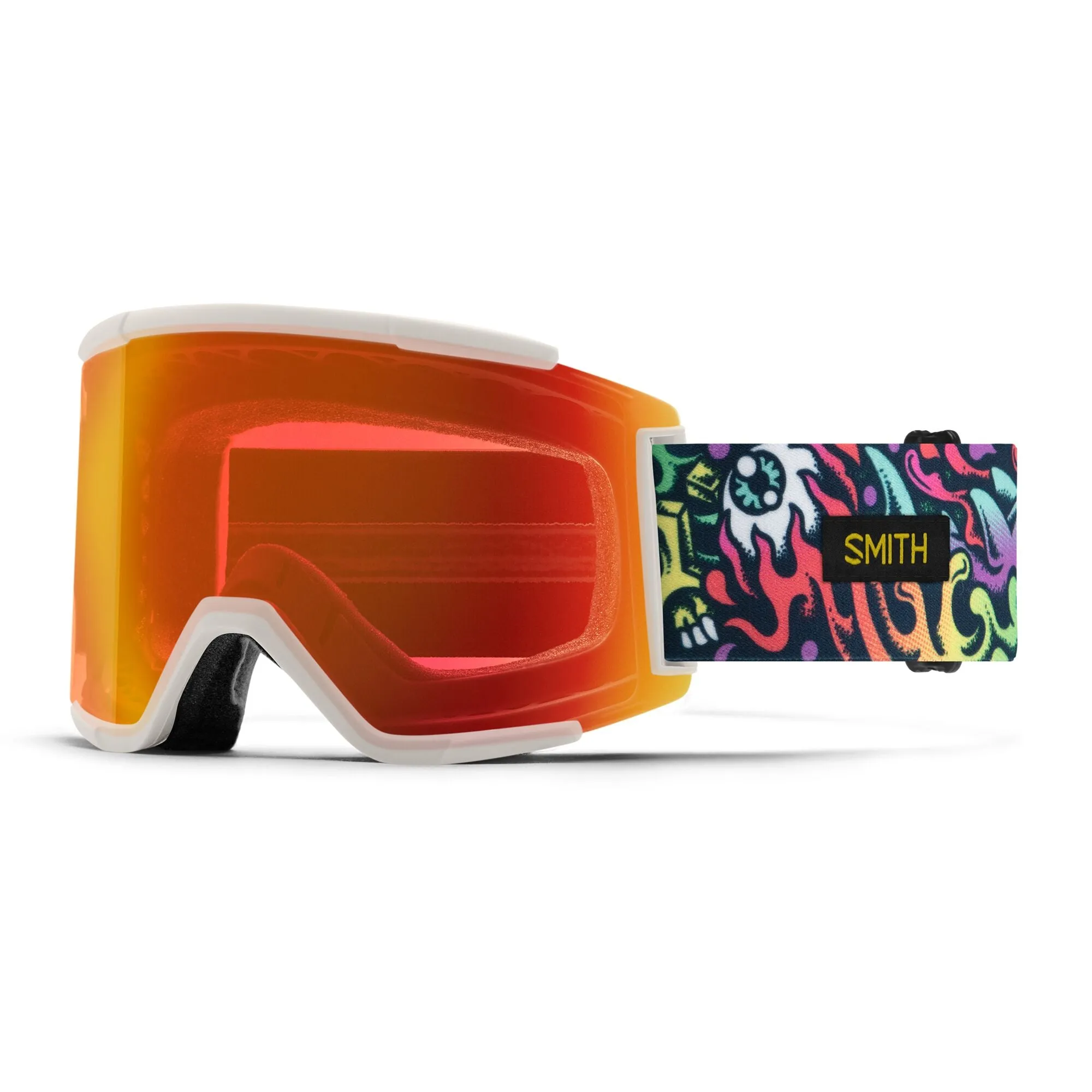 Smith Squad XL Snowboard Goggles Tall Boy/ChromaPop Everyday Red Mirror