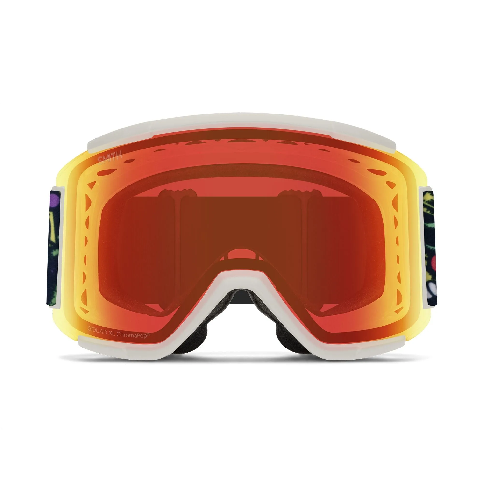 Smith Squad XL Snowboard Goggles Tall Boy/ChromaPop Everyday Red Mirror