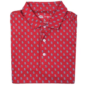 St. Louis Cardinals Printed Performance Polo