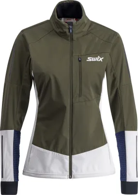 Swix Women's Dynamic Jacket Olive/ Bright White | Buy Swix Women's Dynamic Jacket Olive/ Bright White here | Outnorth