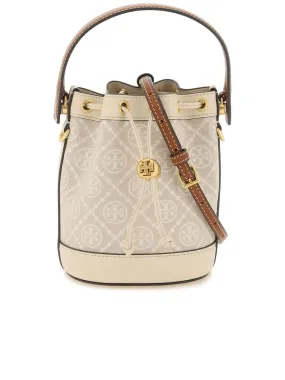 T Monogram Mini Bucket Bag