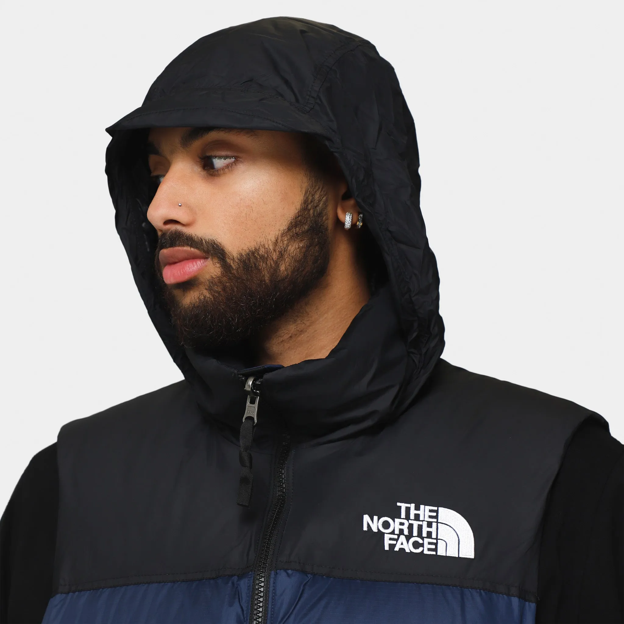 The North Face 1996 Retro Nuptse Vest Summit Navy / TNF Black