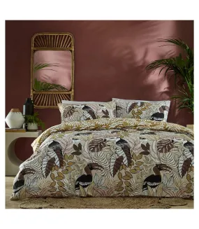 Tocorico toucan duvet cover set natural Furn