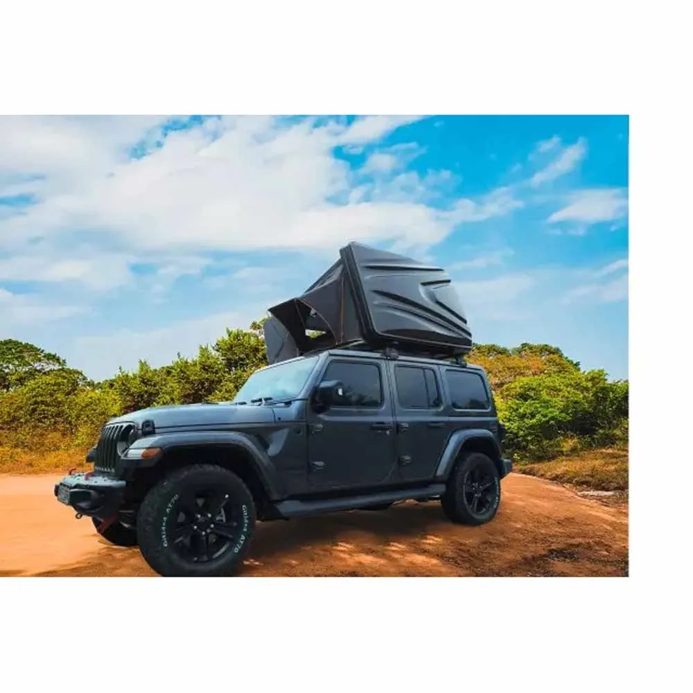 Trustmade Fold-out Style Hard Shell Rooftop Tent Pioneer Series - Grey