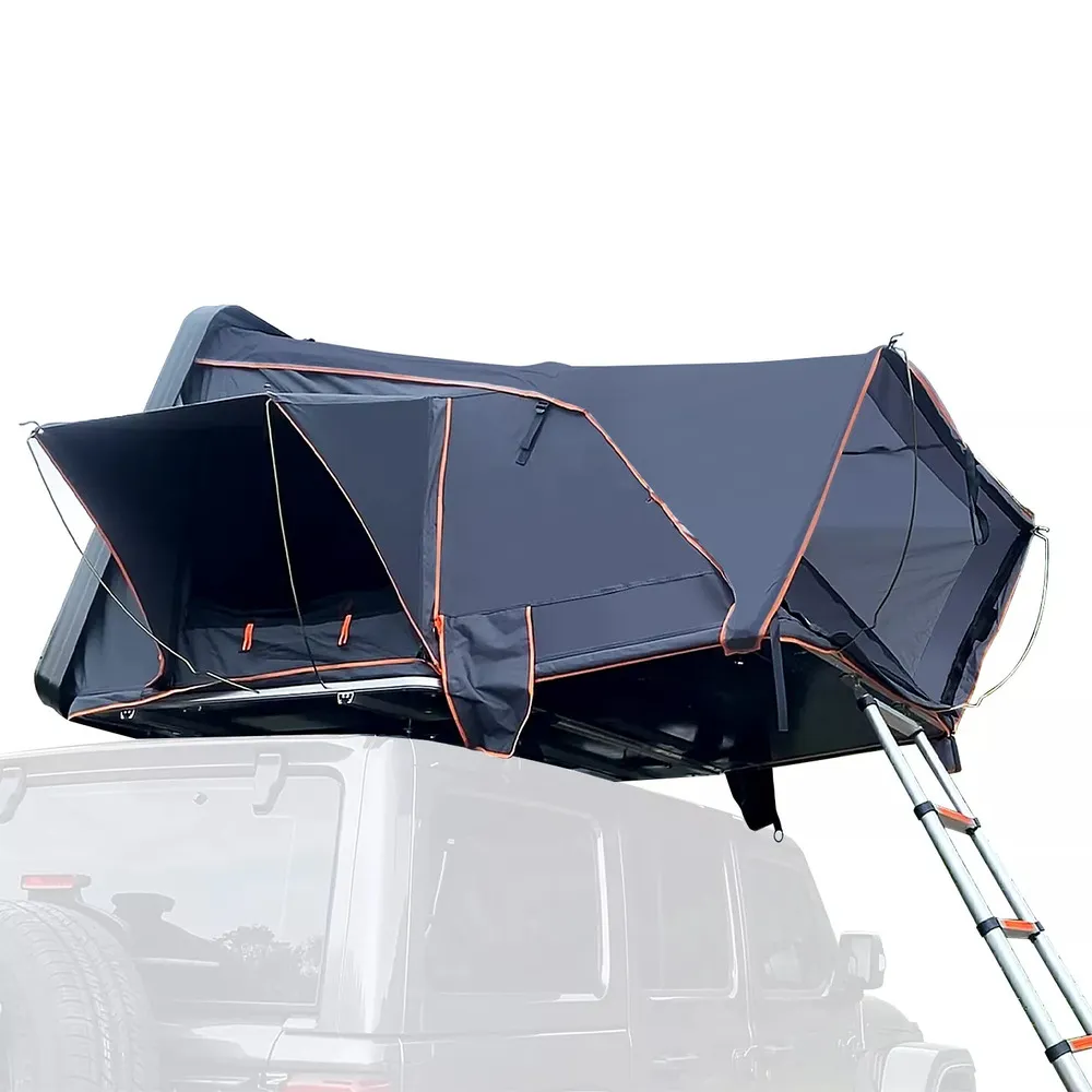 Trustmade Fold-out Style Hard Shell Rooftop Tent Pioneer Series - Grey