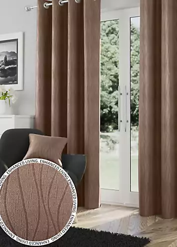 Tyrone Goodwood Thermal Blockout Eyelet Curtains | Kaleidoscope