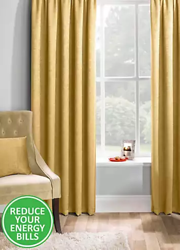 Tyrone Matrix Room Darkening Pencil Pleat Curtains | Kaleidoscope