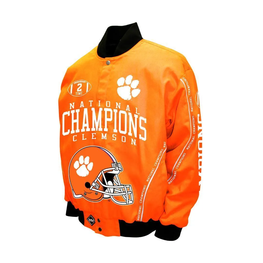 University of Clemson Tigers 2-Time Football Championship Jacket