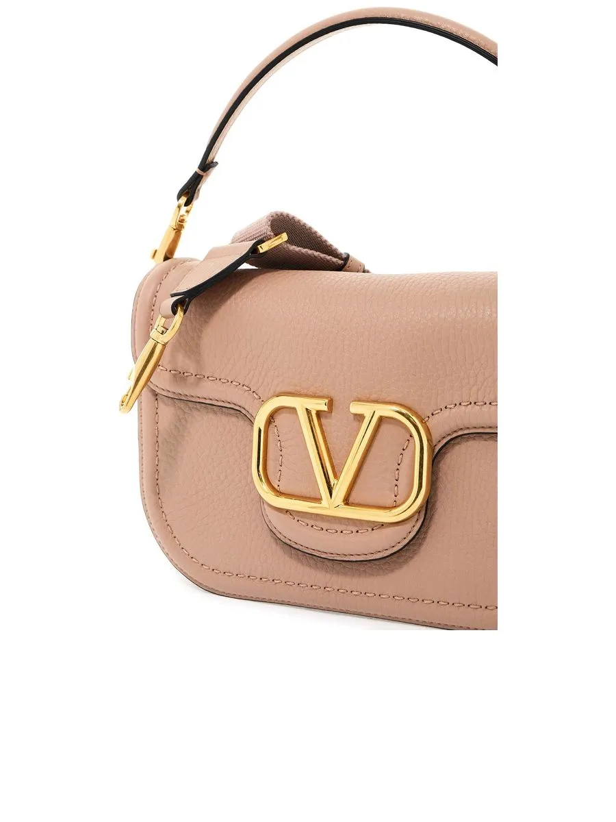 Valentino Garavani Alltime Grainy Calfskin Shoulder Bag