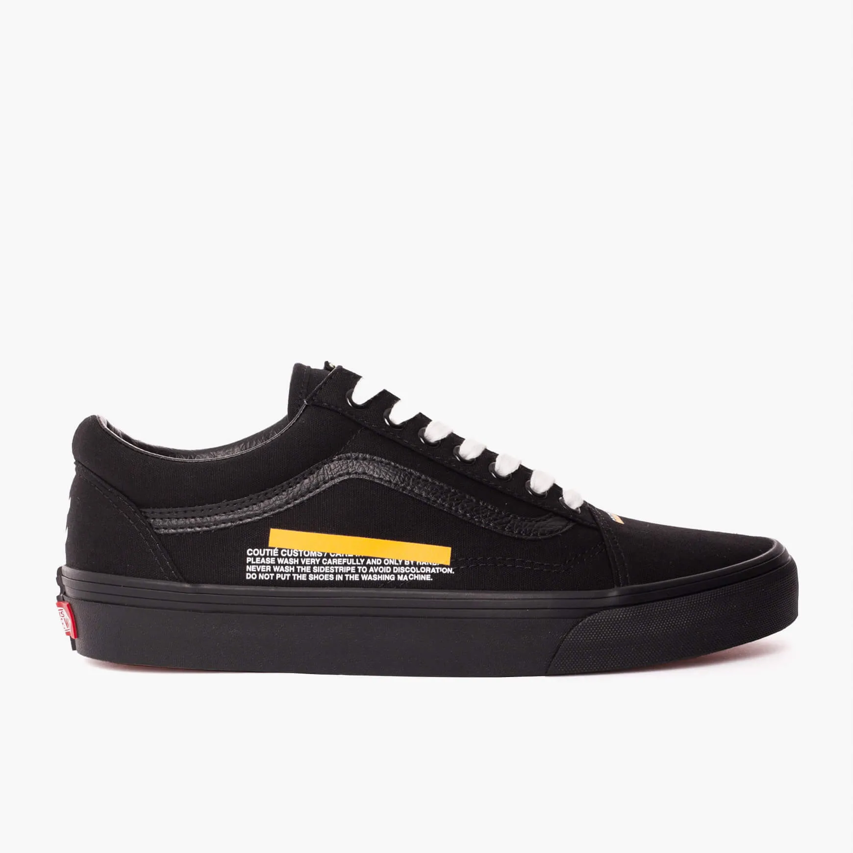 Vans Old Skool Stripe Logo Black Custom