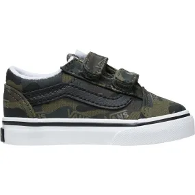 Vans Old Skool V Camo Skate Shoe - Black/Timberwolf