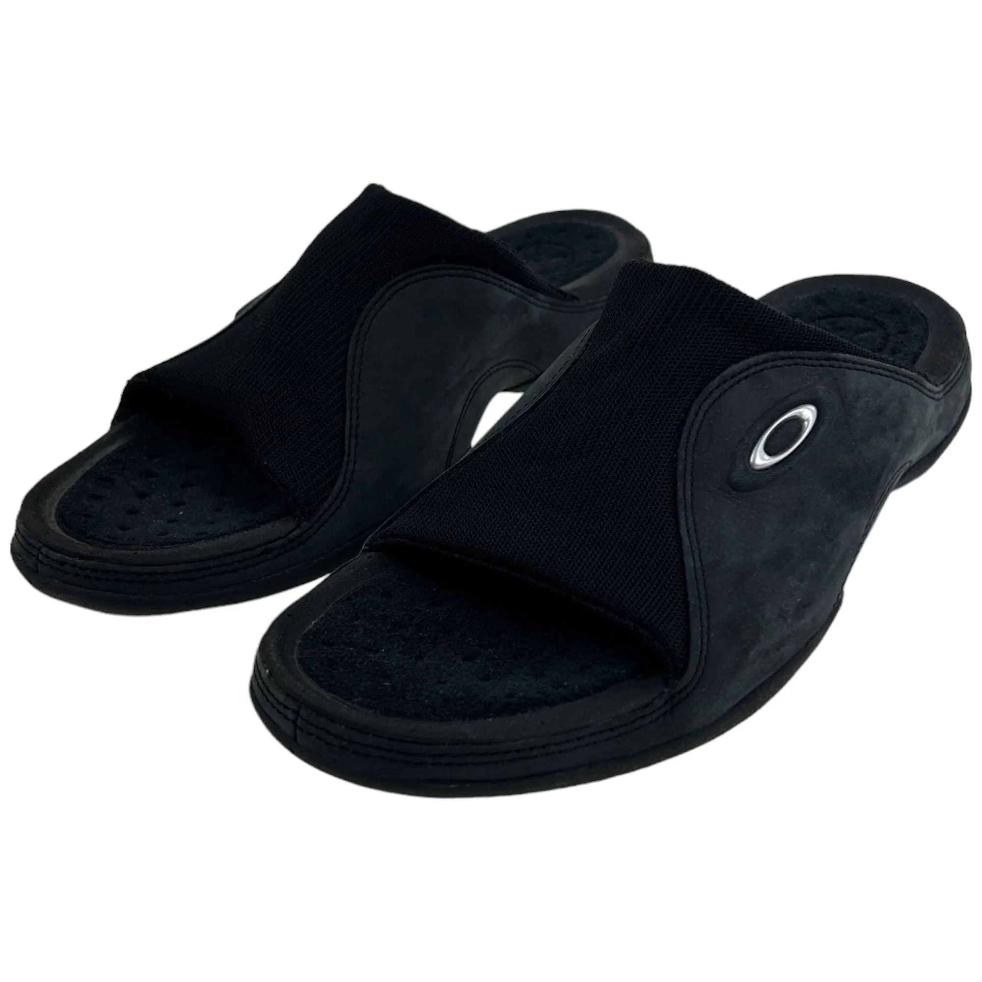 Vintage Oakley Black Sandals Slides Size UK 3.5 | Second Wave Vintage