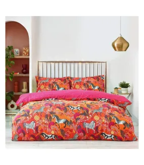 Vivid andalucian duvet cover set orange Furn