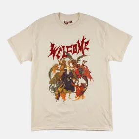 Welcome Skateboards - Torment T-Shirt - Bone