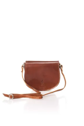  Women’s Classic Leather Crossbody Bag With Flap Closure