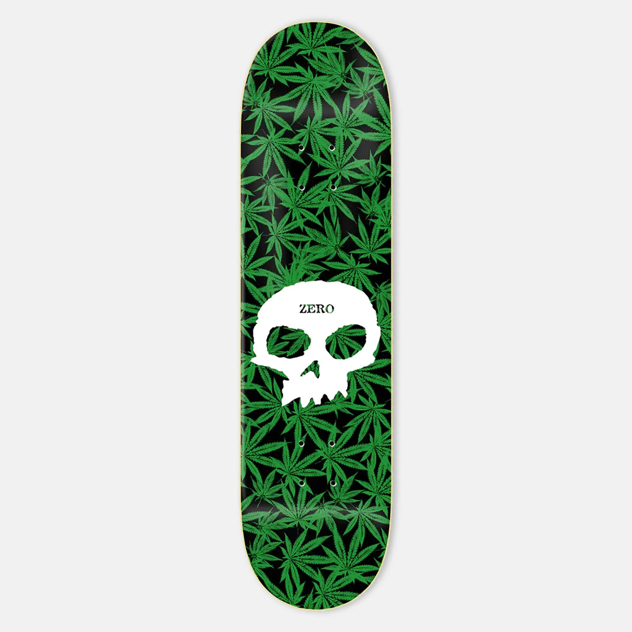 Zero Skateboards - 8.5 Weed Skull Tommy Sandoval Skateboard Deck - Weed